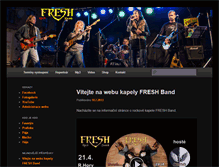 Tablet Screenshot of freshband.cz